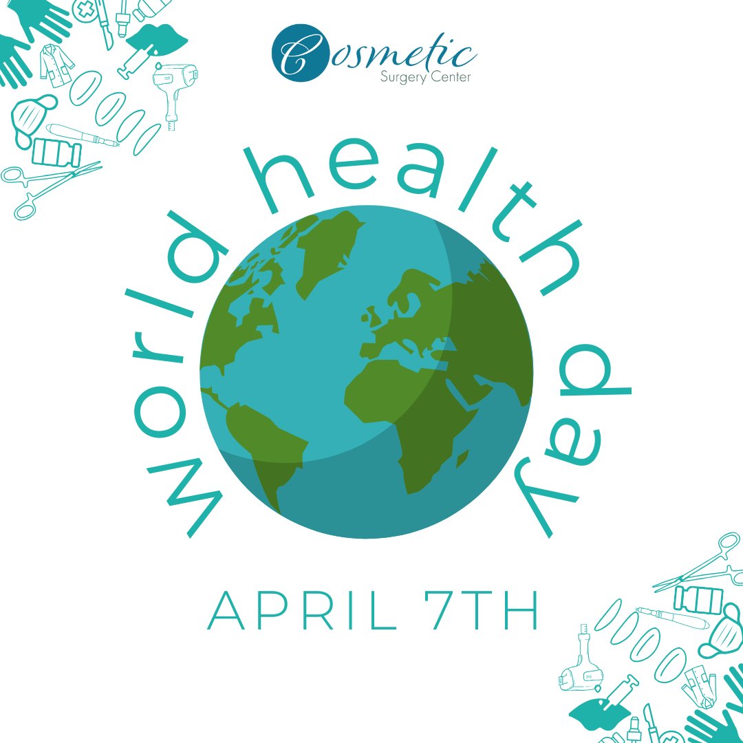 🎉 Happy #WorldHealthDay! 🎉 

At Cosmetic Surgery Center, we celebrate how plastic surgery plays a key role in healthcare, restoring function, confidence, and well-being through both reconstructive and cosmetic procedures. Your health and beauty go hand in hand!

#healthcare