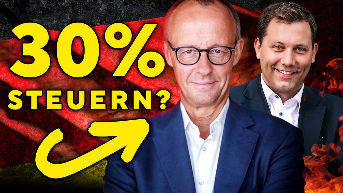 Steuerhölle Deutschland – jetzt greift der Staat dein Vermögen an!
👉 youtu.be/3A0boHN2x5M

Die SPD plant eine Steueroffensive, die alles in den Schatten stellt: höhere Einkommensteuern, Abgaben auf Kapitalgewinne, die Rückkehr der Vermögensteuer – und sogar Bitcoin wird ins