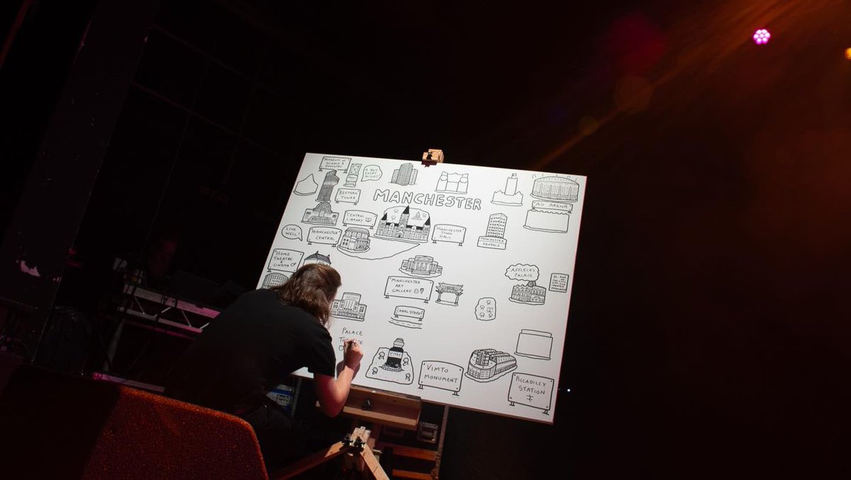 It’s a full week since I doodled live at @GMMayorsCharity’s fundraising dinner at New Century Hall! 
Here are a few more pics from the night including one of myself with the winner of my one off piece.