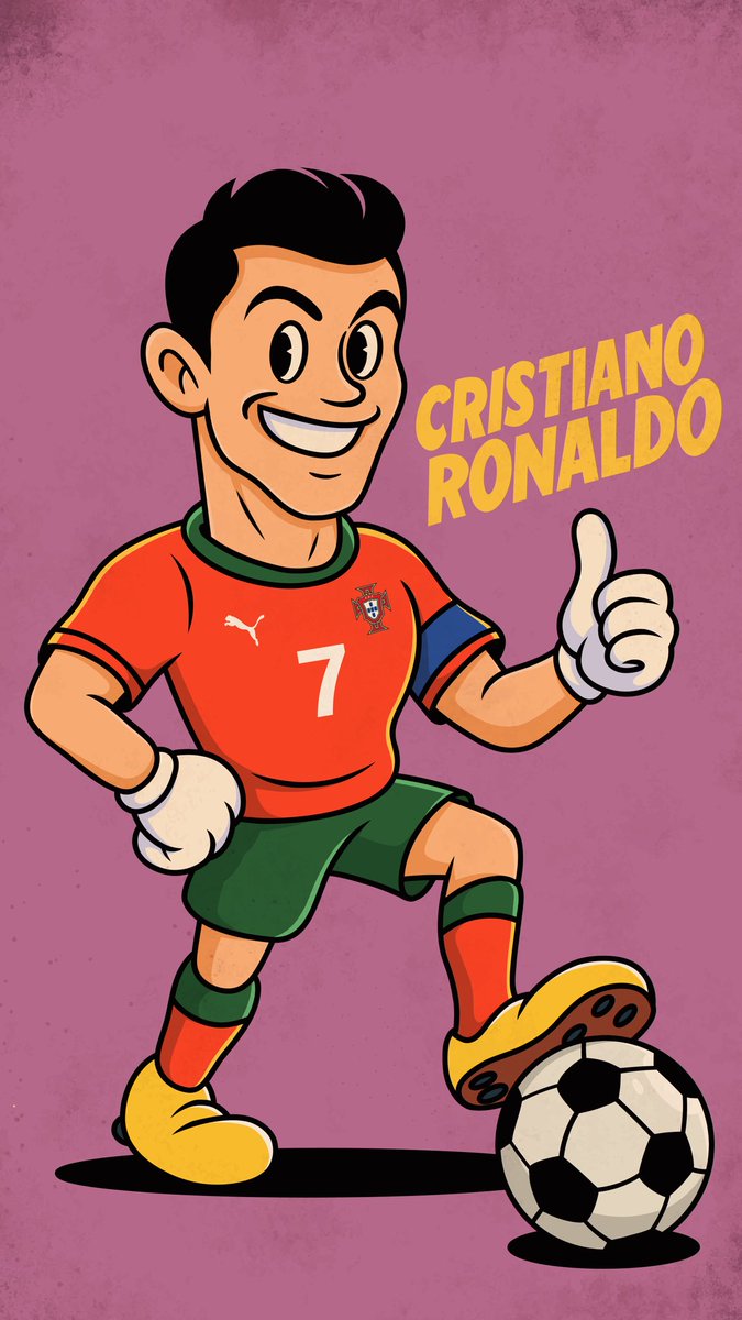 E se o CR7 fosse um cartoon retro?

Hoje transformei o GOAT do futebol neste estilo retro!

SIIIIUUUU! Agora quero saber… será que conseguimos chegar até ele? Marca o <a href="/Cristiano/">Cristiano Ronaldo</a> nos comentários!👇

#CR7 #CristianoRonaldo #RetroCartoon #Futebol #Desenho #ArteDigital #ilustração