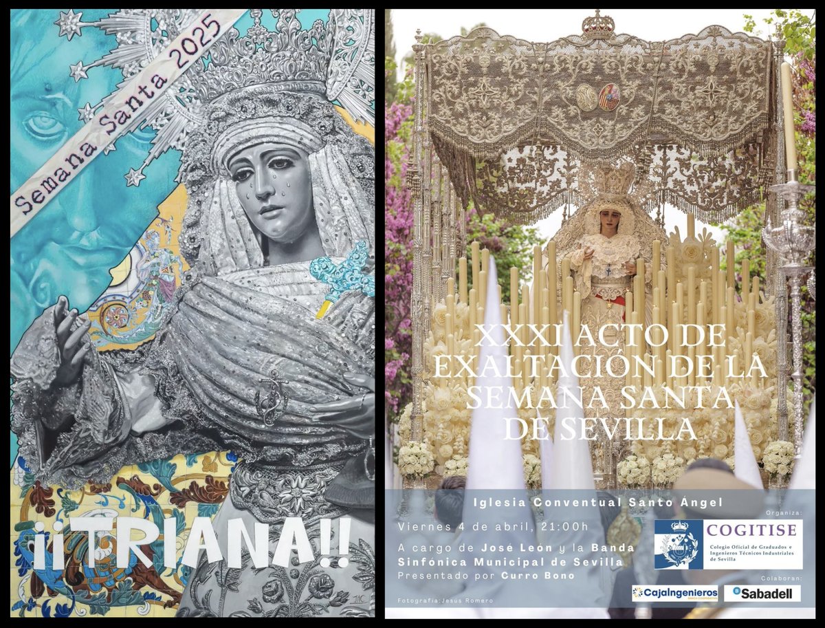 Banda Sinfónica Municipal de Sevilla (@bsmsevilla) on Twitter photo La <a href="/BSMSevilla/">Banda Sinfónica Municipal de Sevilla</a> presente en los actos de esta semana en la que se culmina con el Pregón de la Semana Santa de Sevilla 2025. <a href="/Ayto_Sevilla/">Ayuntamiento de Sevilla</a> La <a href="/BSMSevilla/">Banda Sinfónica Municipal de Sevilla</a> presente en los actos de esta semana en la que se culmina con el Pregón de la Semana Santa de Sevilla 2025. <a href="/Ayto_Sevilla/">Ayuntamiento de Sevilla</a>