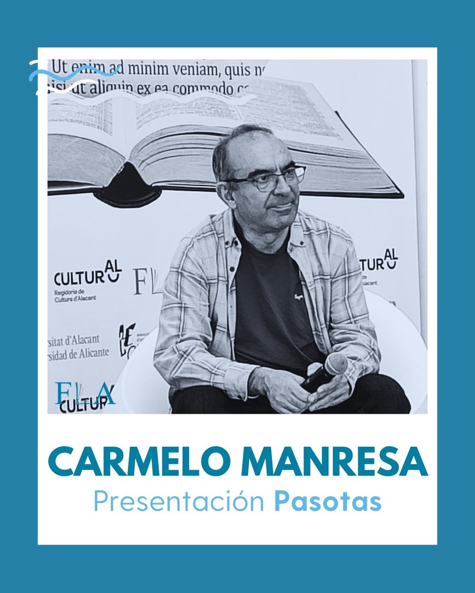 Emoción y memoria en #FLAlicante con Carmelo Manresa y la presentación de Pasotas. ✅

📖 Un cómic que remueve, que habla de los 80, de heridas colectivas y de juventud.

Condujo el encuentro Ana Blanco. 💭
📍 Plaza Séneca