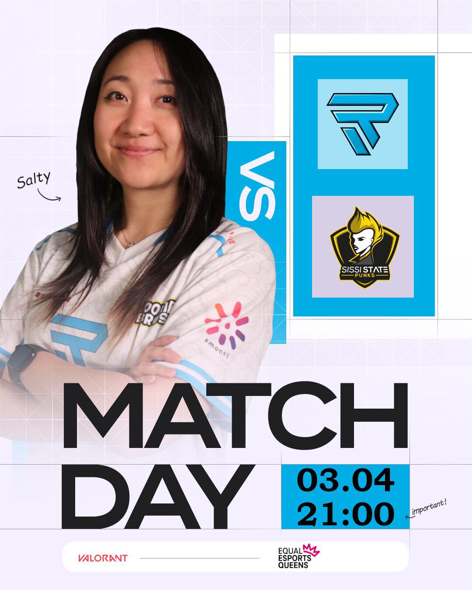 RIZON (@rizondotgg) on Twitter photo Unser 3. Game der #EqualEsportsQueens Season steht an!! 🩵🍭🍬
🆚 <a href="/SissiStatePunks/">SISSI STΛTΞ PUNKS</a> Numina
⏰ Start zw. 20-21 Uhr
📺 DOPPEL-WATCHPARTY
➡️ ttv/minaakio & ttv/julezbtkt
#tothehoRIZON Unser 3. Game der #EqualEsportsQueens Season steht an!! 🩵🍭🍬
🆚 <a href="/SissiStatePunks/">SISSI STΛTΞ PUNKS</a> Numina
⏰ Start zw. 20-21 Uhr
📺 DOPPEL-WATCHPARTY
➡️ ttv/minaakio & ttv/julezbtkt
#tothehoRIZON