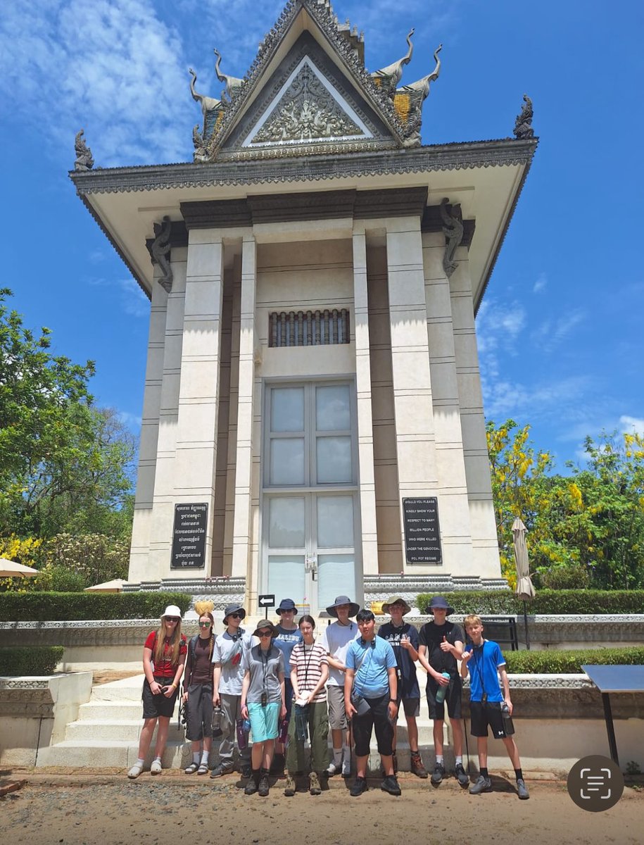 🇰🇭Cambodia Expedition🇰🇭
An emotional and humbling day for our adventurers as they visited one of the most poignant and significant landmarks in Cambodia, The Killing Fields of Choeung Ek.
#summerhillcambodia25 <a href="/CampsInt/">Camps International</a>