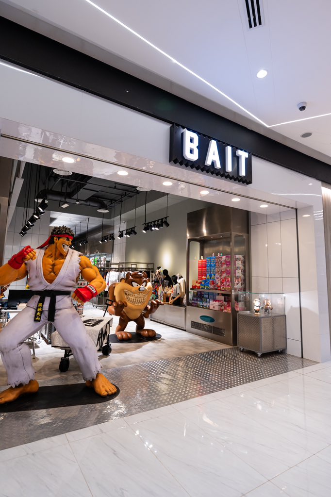 BAITme's tweet photo. Our newest BAIT Chapter store is now open, abroad in Manila. Our store is located at Opus Robinsons Mall on the 2nd floor in Quezon City. Follow our pals over at @bait.manila on IG and come say hello. #baitme #baitmanila #manila https://t.co/LmEpr4TAln