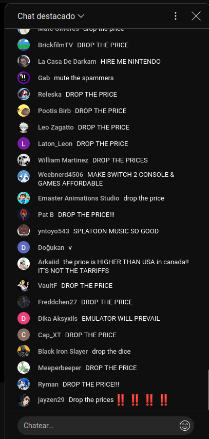 ChicoDorado_'s tweet photo. @Nintendo @NintendoEurope @NintendoES #droptheprices https://t.co/ZjNYkPYXPg