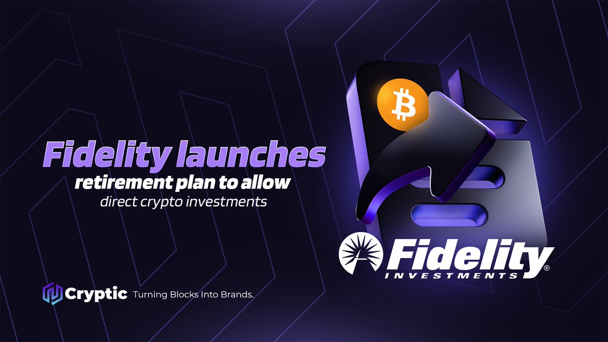 Fidelity Introduces Crypto-Backed Retirement Plans. Fidelity, a $6 trillion  asset manager, is now offering a crypto IRA with direct investments in BTC,  ETH, and LTC—with no fees. U.S. adults can invest through