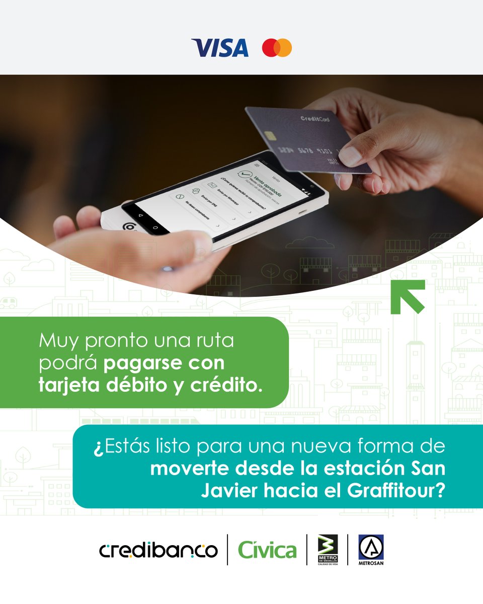 ¡Se vienen cositas con <a href="/CredibanCo_/">Credibanco Oficial</a>  y #Metrosan! 🤩

Pendientes mañana. 😉