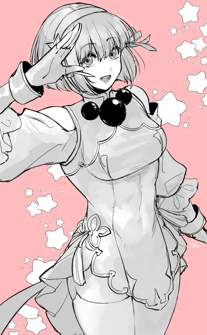 アテナちゃそ#格ゲーキャラ描こうぜ 
