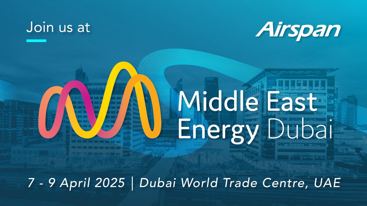 As energy evolves, secure and scalable connectivity is essential. Airspan is attending #MiddleEastEnergy 2025 to discuss how #Private5G &amp; #Wireless solutions enhance efficiency and resilience in energy networks. Meet Ibrahim Dawood, VP Sales MEA, to learn more! 

#SmartEnergy