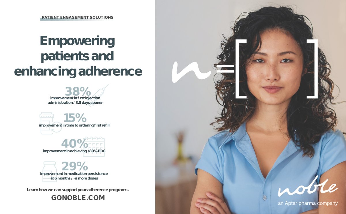 NoblePharma's tweet photo. Noble’s Patient Engagement Program is designed to help improve patient outcomes! Follow the link below to learn how our comprehensive, patient-centered approach can help your patients gain confidence and become adherent.
 https://t.co/RrzkPy9Vop. https://t.co/y3qvPYsq0O