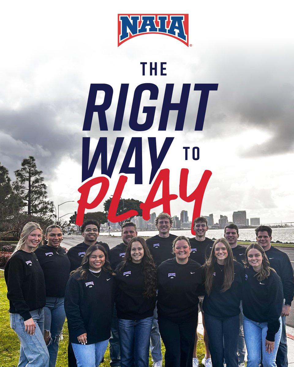 The representatives of ASA have landed in San Diego and are excited to advocate for their fellow student-athletes! #PlayNAIA #TheRightWayToPlay #TRWTP