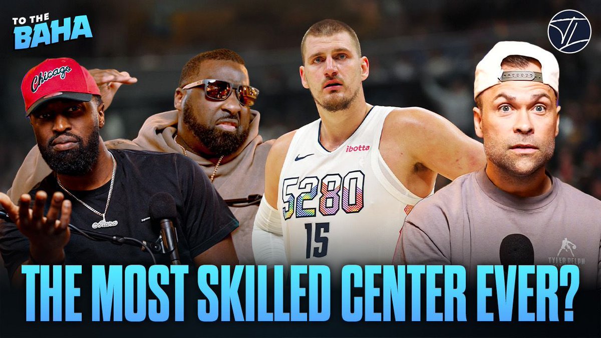 TheDunkCentral's tweet image. Is Nikola Jokic the most skilled center ever? 

@ToTheBaha is live NOW: youtube.com/live/guvI2U_eq…