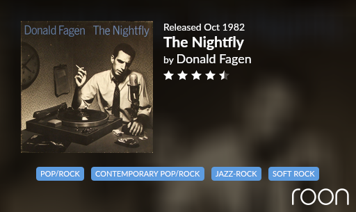yellowdog815's tweet photo. Donald Fagen's debut solo album, The Nightfly, released on October 1, 1982, is a jazz-pop masterpiece reflecting the optimism of late '50s and early '60s America. Featuring tracks like "I.G.Y." and "New Frontier," it remains a timeless classic. #DonaldFagen #TheNightfly #JazzPop