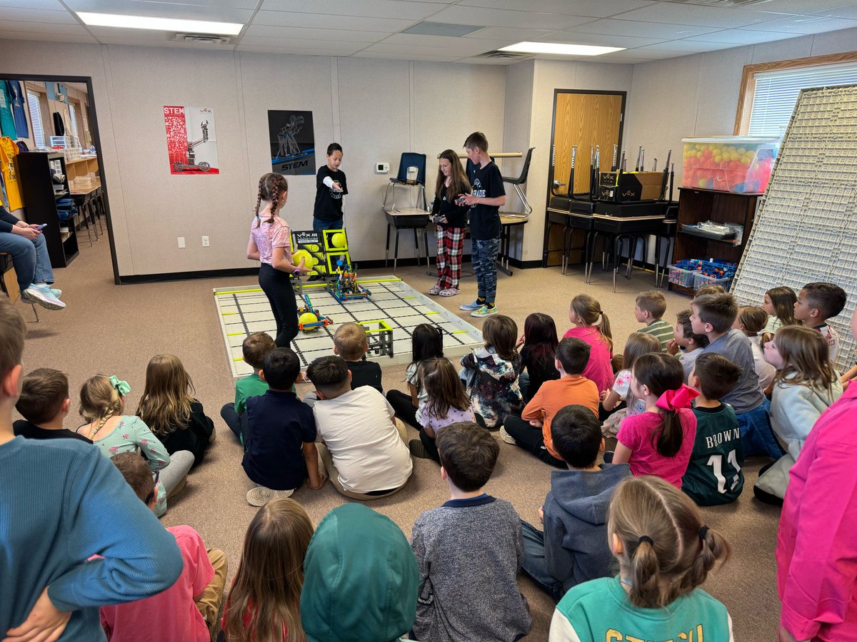Prairie Ridge ES (@prairieridgees) on Twitter photo Our Robotics teams showcased their skills for fellow students! They demonstrated their innovative designs, coding abilities, and teamwork while answering questions about their creations. Love their passion! @SVVSDsupt <a href="/SVVSDBissonette/">Douglas Bissonette</a> <a href="/ICSVVSD/">Innovation Center</a> Our Robotics teams showcased their skills for fellow students! They demonstrated their innovative designs, coding abilities, and teamwork while answering questions about their creations. Love their passion! @SVVSDsupt <a href="/SVVSDBissonette/">Douglas Bissonette</a> <a href="/ICSVVSD/">Innovation Center</a>