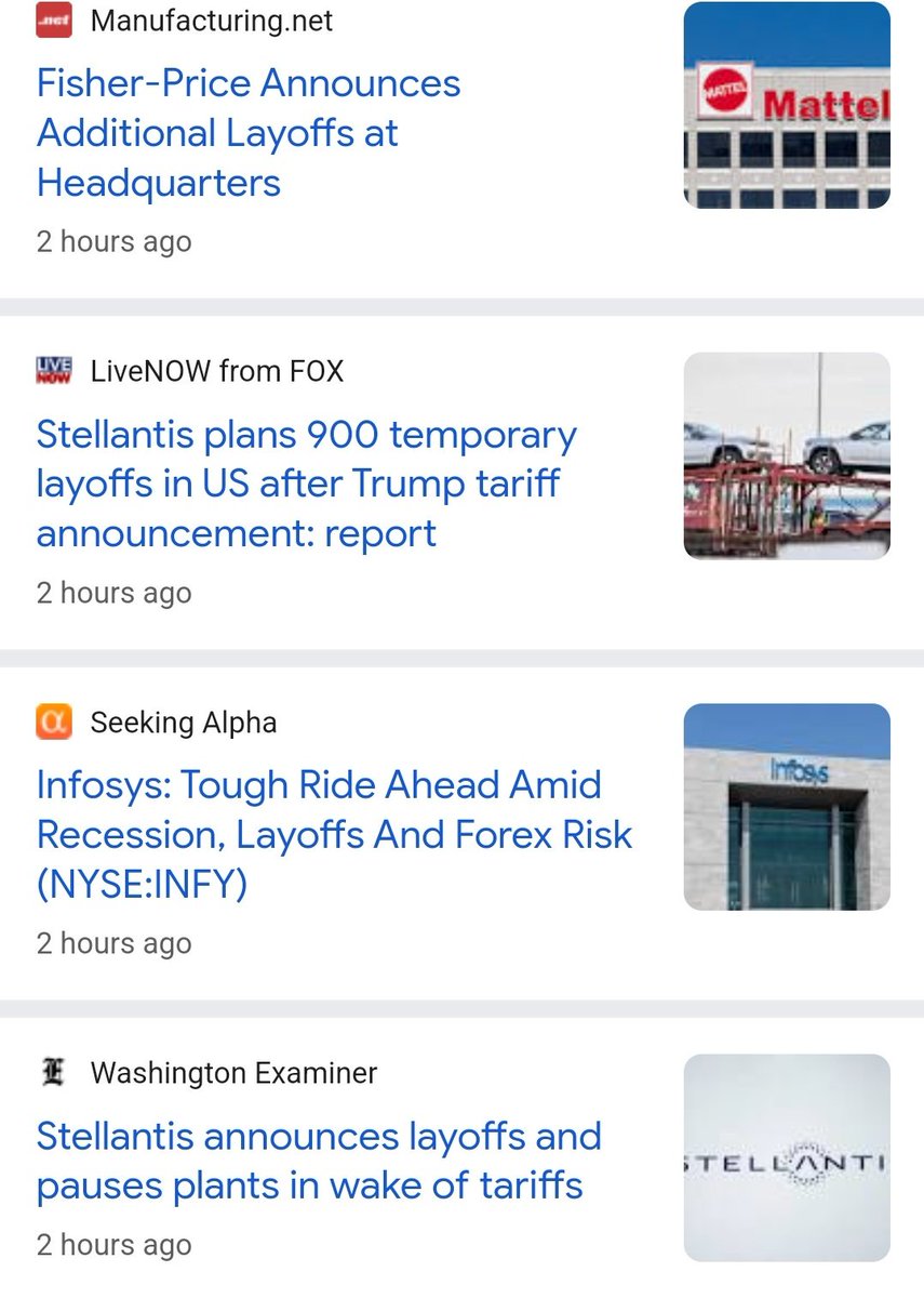 Lots of layoff news today

#TrumpTariffs