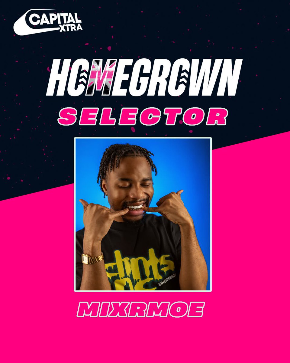 THE MUSIC PROVIDER ⚡️ (@mixrmoe) on Twitter photo So I’m the Homegrown Selector for the month of April on <a href="/CapitalXTRA/">Capital XTRA</a> every Thursday at 8pm! I haven’t been on Capital since 2019! Here to bring out our homegrown in the UK 🙌🏾🔥 So I’m the Homegrown Selector for the month of April on <a href="/CapitalXTRA/">Capital XTRA</a> every Thursday at 8pm! I haven’t been on Capital since 2019! Here to bring out our homegrown in the UK 🙌🏾🔥