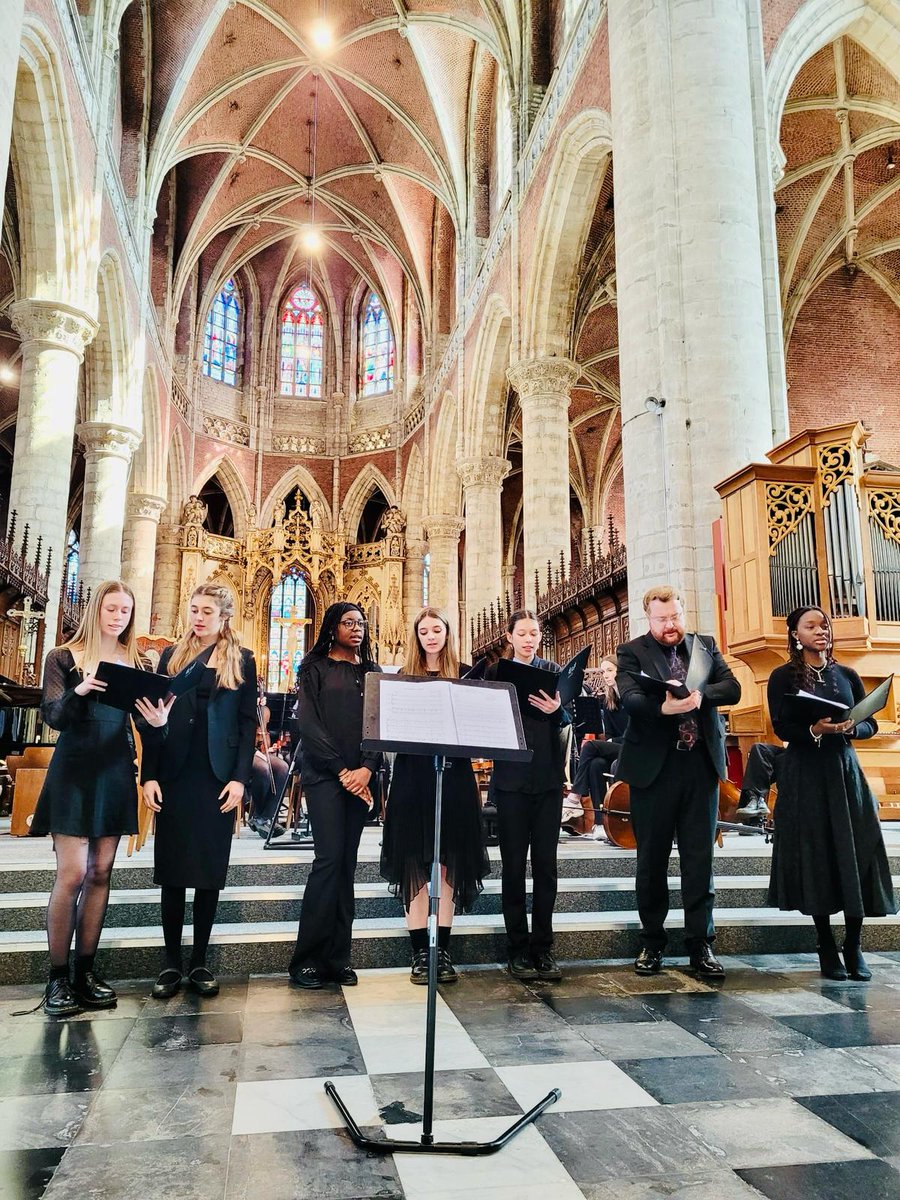 Amazing first concert for our Belgian musical tour at Sint-Michielskerk in Ghent! #WeAreNewstead