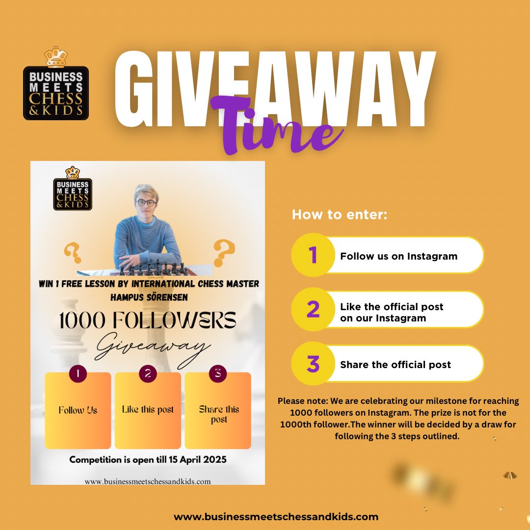 Here’s how to enter the draw competition on Instagram.