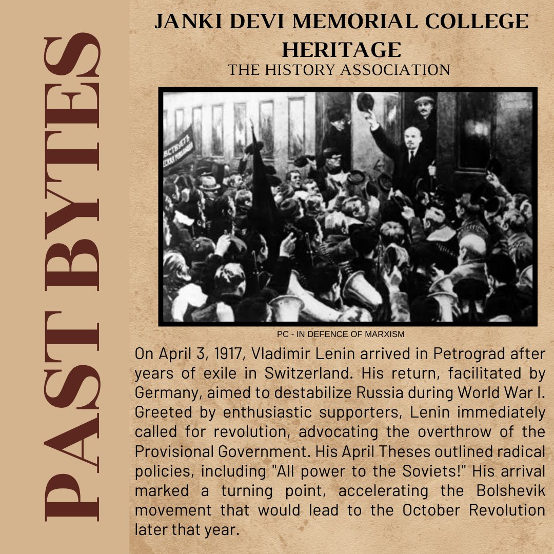 History_JDMC's tweet photo. #Lenin #exile #OnThisDay #snippetsfromthepast @CollegeJanki https://t.co/u1AufFt55J