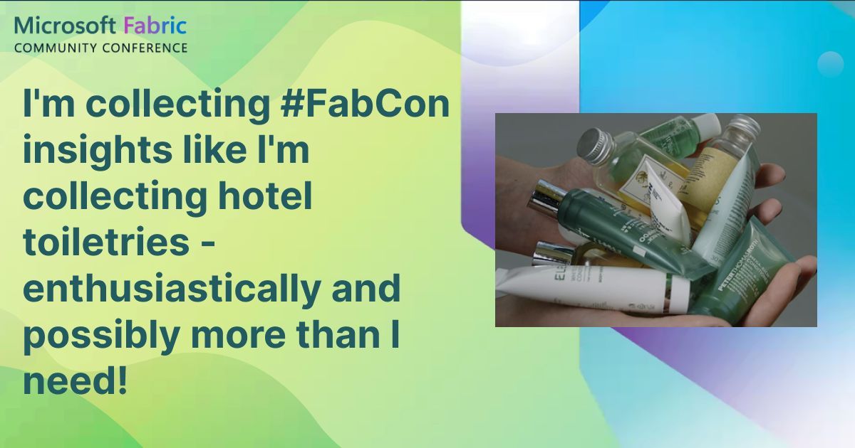 Microsoft Fabric Community Conference - 2025 tweet media