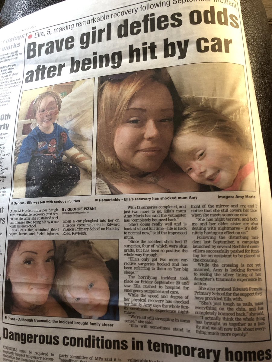 Chappers2013's tweet photo. Yesterday at my visit with Baloo to the Edward Francis Primary School in Rayleigh I met a true hero. She was so inspiring and incredibly brave.
Her remarkable story is shared in the #SouthendEcho today โค๏ธ
Bless you Ella, you are a beautiful and amazing girl โค๏ธ https://t.co/dH8FTzxOwv