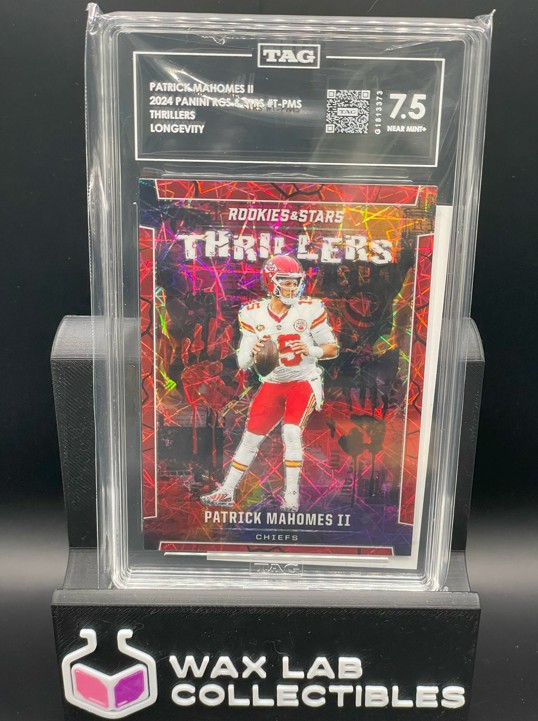 🚨MAHOMES GIVEAWAY ALERT!🚨

Football season never stops, and neither do the giveaways! 

Enter to win a [TAG 7.5 NM+]  2024 Rookies &amp; Stars Patrick Mahomes Thrillers Laser Prizm #T-PMS!🏆

To Enter: 
✅ Like &amp; Repost 
✅ Follow @waxlabcollects 

Winner picked Thursday, April 10,