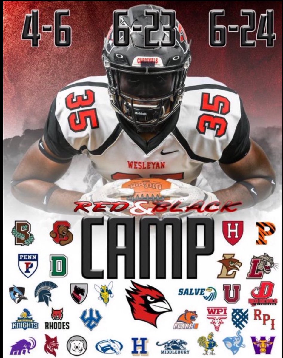 Thomas Gibbons (@thomasgibbons76) on Twitter photo I will be at Wesleyan this Sunday, April 6th, for the afternoon session of the Red and Black camp. Extremely grateful for the opportunity to show my talents in front of some great coaches. <a href="/hopwood_rj/">RJ Hopwood</a> <a href="/Coachlanese13/">Coach George</a> <a href="/AboutUOutreach/">About U Outreach</a> <a href="/CoachAlexCoombs/">Coach Alex Coombs</a> <a href="/Wesfbclinic/">Red and Black Football Clinic</a> <a href="/Coach_Lud/">Eric Ludwig</a> I will be at Wesleyan this Sunday, April 6th, for the afternoon session of the Red and Black camp. Extremely grateful for the opportunity to show my talents in front of some great coaches. <a href="/hopwood_rj/">RJ Hopwood</a> <a href="/Coachlanese13/">Coach George</a> <a href="/AboutUOutreach/">About U Outreach</a> <a href="/CoachAlexCoombs/">Coach Alex Coombs</a> <a href="/Wesfbclinic/">Red and Black Football Clinic</a> <a href="/Coach_Lud/">Eric Ludwig</a>