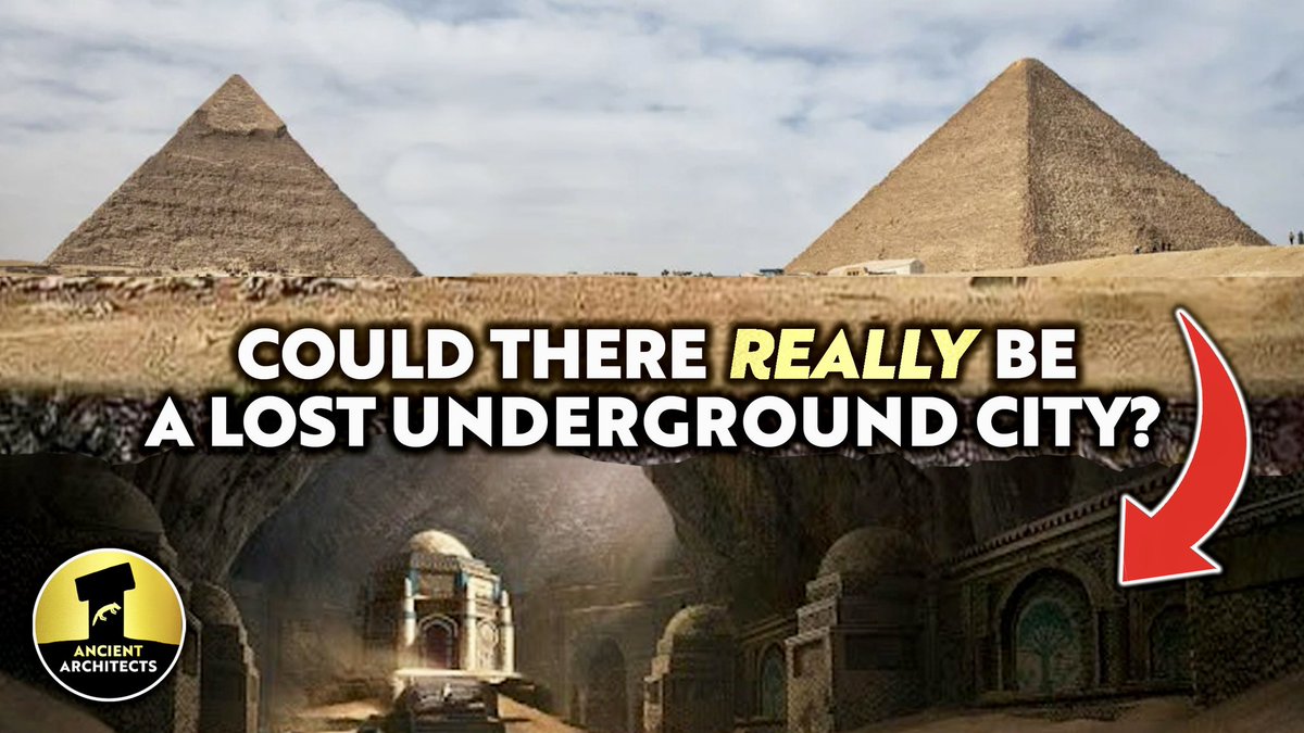 **NEW VIDEO** Could There REALLY Be a LOST CITY Beneath the Giza Pyramids? Watch now and please subscribe: youtu.be/uVQxrYWnzHI