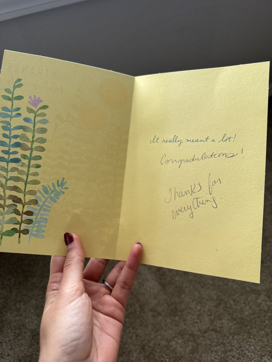 Shreena K. Gandhi, MD (@shreenagandhi) on Twitter photo Received the loveliest goodbye gift from my patient 🥹🤍
It’s starting to sink in that 3 years of residency (3 absolutely life-changing years) are drawing to a close, and how grateful I am for all these wonderful bonds formed along the way.
<a href="/KUSM_Wichita/">KU School of Medicine-Wichita</a> #internalmedicine Received the loveliest goodbye gift from my patient 🥹🤍
It’s starting to sink in that 3 years of residency (3 absolutely life-changing years) are drawing to a close, and how grateful I am for all these wonderful bonds formed along the way.
<a href="/KUSM_Wichita/">KU School of Medicine-Wichita</a> #internalmedicine