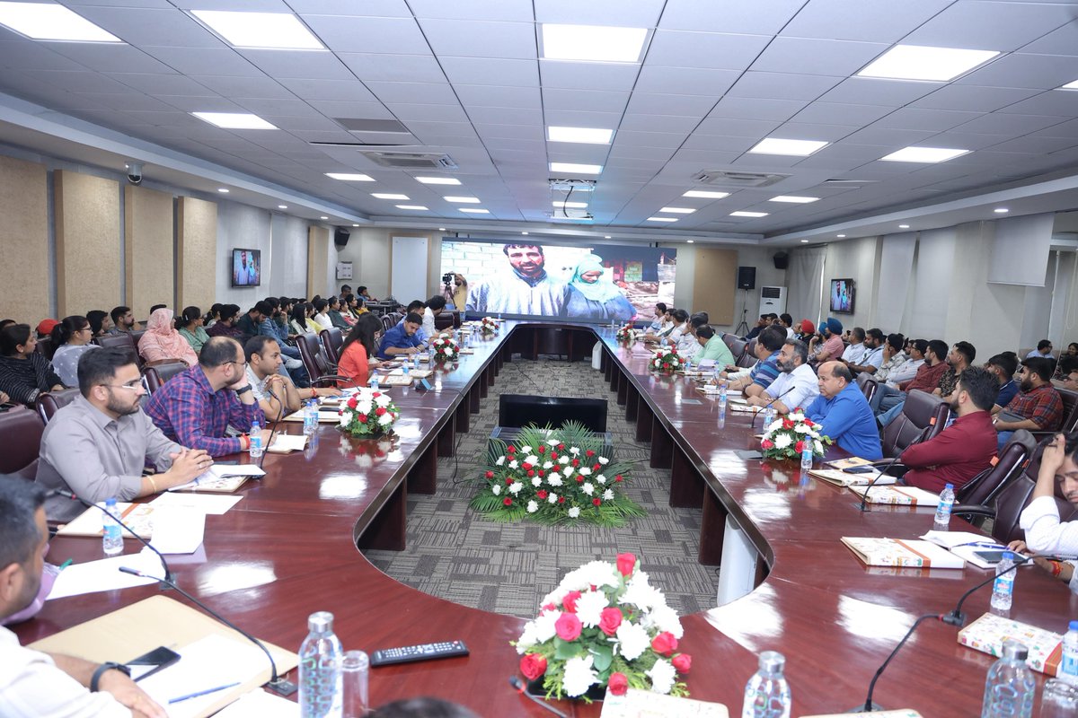 JAMMU,APRIL 03 : A One day  District Level Workshop/Awareness program on AWAAS PLUS 2.0-PMAY(G) was organised today at Panchayat Bhawan.
#HousingForAll #AWAASPlus2.0 #PMAY-G #MeraGharMeraAbhimaan #MeraGharMeriPehchaan #RDDDistrictJammu.