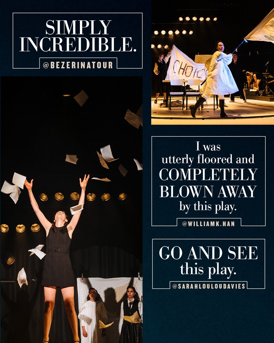 The Years MUST END 19 April. 

Don't miss your chance 👉 theyearsplay.com 

#TheYearsPlays