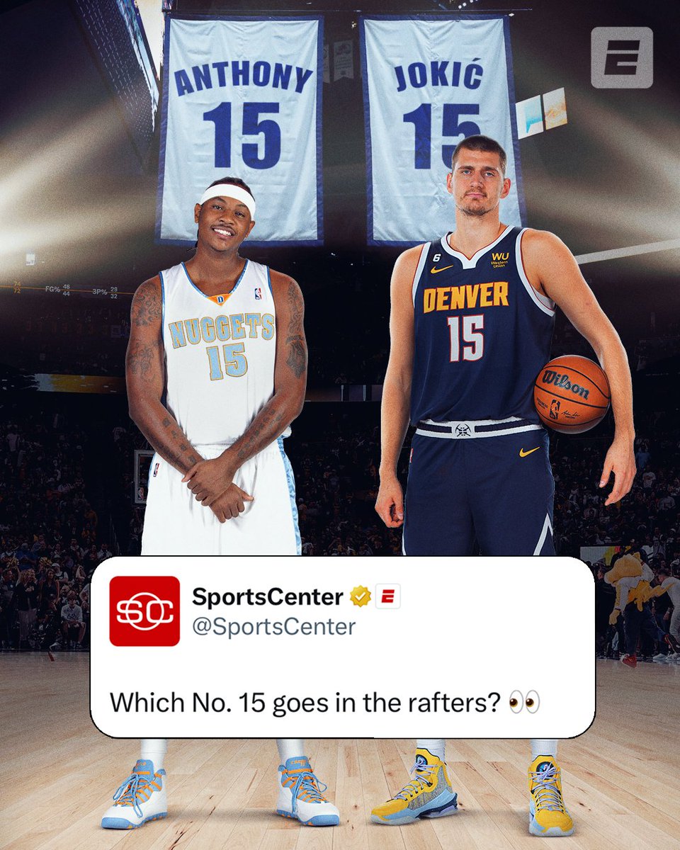 ESPNNBA's tweet photo. Might have to retire both 🤔 https://t.co/ioOgvZ9Sky