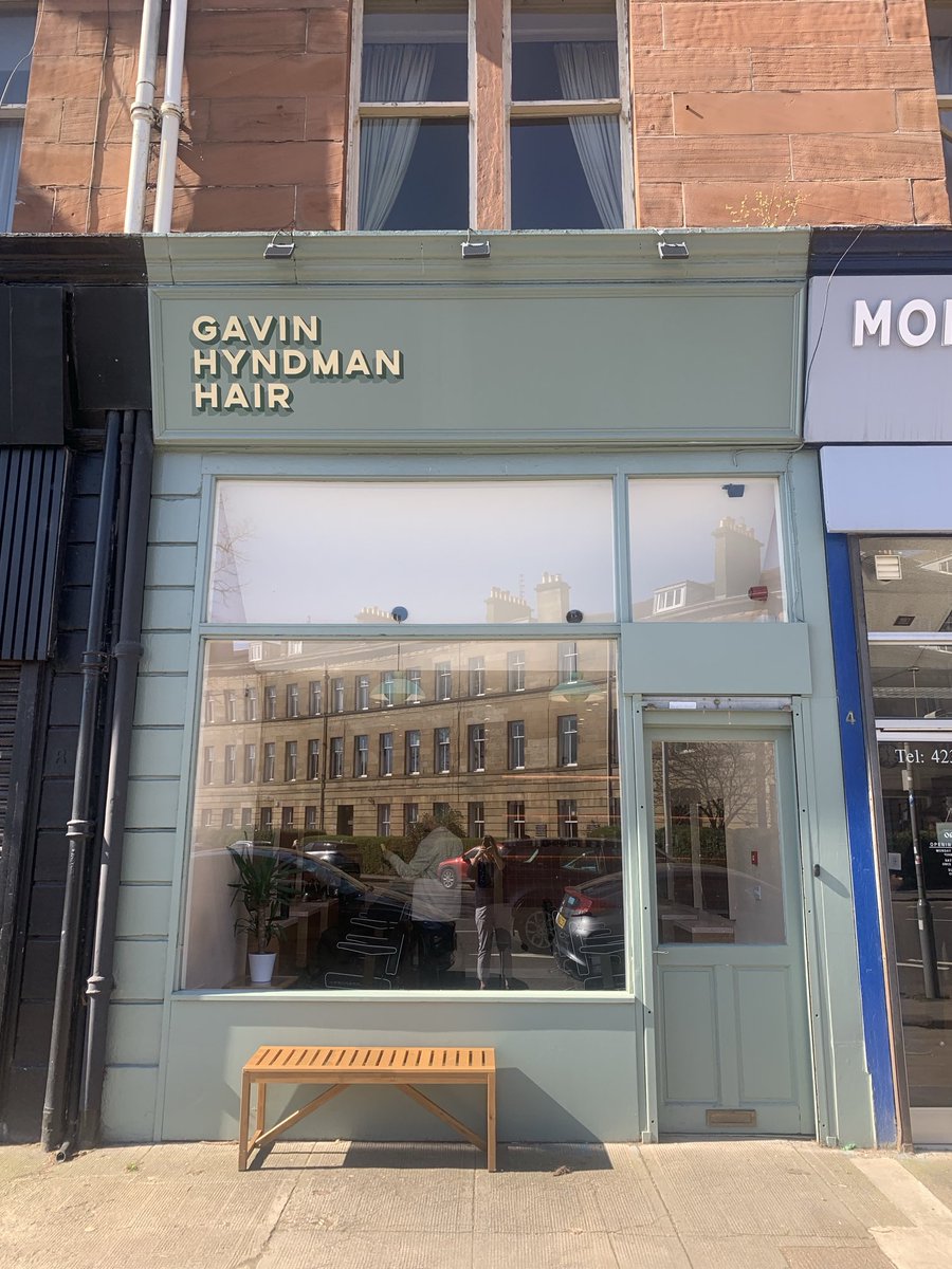 Like the new painted sign #historicshopfronts