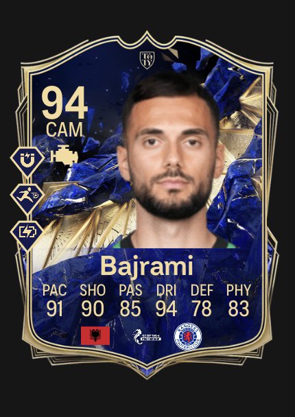 graz94's tweet photo. @Jake_FutTrading Bajrami has been amazing since Toty, finishing Dessers today! https://t.co/ZLJhPZySHu