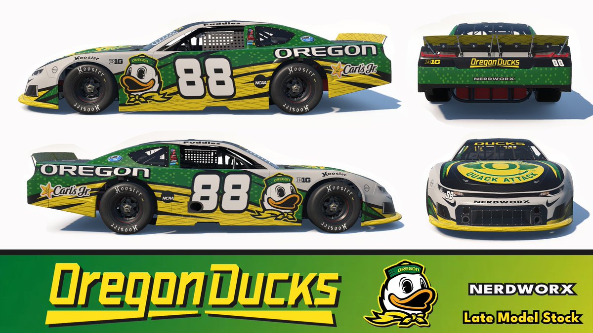 SirNerdAlotSki (@sirnerdalotski) on Twitter photo Late Model Stock Oregon Ducks Football on <a href="/tradingpaints/">Trading Paints</a> tradingpaints.com/showroom/view/…
<a href="/oregonfootball/">Oregon Football</a> <a href="/CARSTour/">CARS Tour</a> @iracing #CARSTour #GoDucks #NASCAR #ShortTrackRacing #oregon #TradingPaints #Chevy #Ncaa #FootBall Late Model Stock Oregon Ducks Football on <a href="/tradingpaints/">Trading Paints</a> tradingpaints.com/showroom/view/…
<a href="/oregonfootball/">Oregon Football</a> <a href="/CARSTour/">CARS Tour</a> @iracing #CARSTour #GoDucks #NASCAR #ShortTrackRacing #oregon #TradingPaints #Chevy #Ncaa #FootBall
