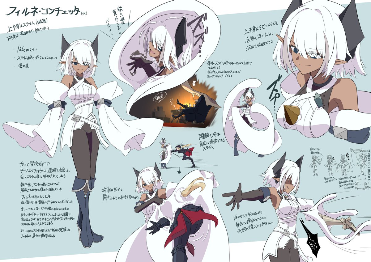 新規オリキャラ(仮)
狡猾に、的確に、ターゲットを吸収して追跡不能な方法で嘲笑うように姿を消す
戦闘・移動・吸収能力を併せ持つ拉致・輸送に高い適正を持つハーフスライム娘