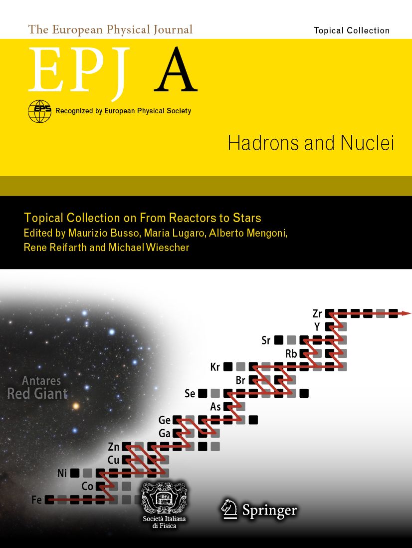 EPJ A Topical Collection: From Reactors to Stars - all articles now free to read till 31 May 2025 buff.ly/iEJ4TKZ <a href="/EuroPhysSoc/">European Physical Society (EPS)</a> <a href="/epsyoungminds/">EPS Young Minds</a> @SIF_it <a href="/SFP_officiel/">Société Française de Physique</a> <a href="/oepg_at/">Österreichische Physikalische Gesellschaft</a> <a href="/BelPhysSoc/">Belgian Physical Society</a> <a href="/union_upb/">Union of the Physicists in Bulgaria UPB</a> <a href="/Fyysikkoseura/">Fyysikkoseura (Finnish Physical Society)</a> <a href="/NNV_tweets/">NNV</a> <a href="/DMFASlovenije/">DMFA Slovenije</a> <a href="/RSEF_ESP/">RSEF</a> <a href="/SpringerPhysics/">Springer Physics</a>