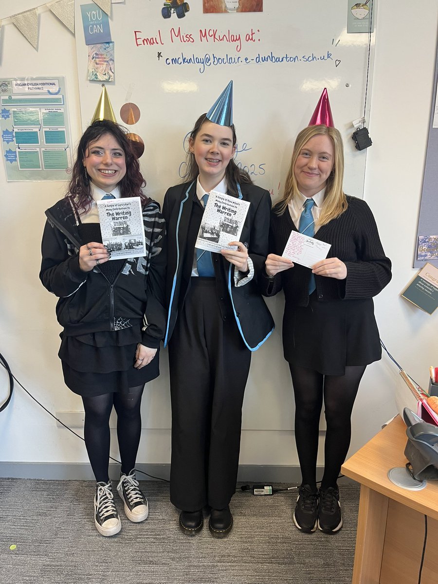 And so the goodbyes begin…my first group of sixth years that I’ve been with for the whole six years! Wishing my creative writing club and the AH class all the best! 👏👏🥳