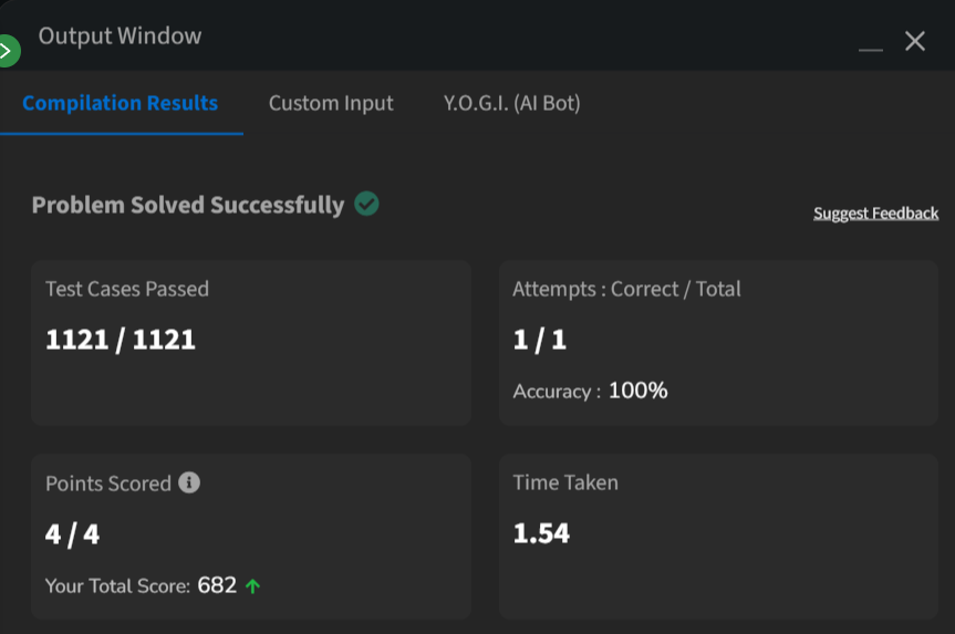 Mayank_kumar111's tweet photo. Day 140: Building Blocks of Brilliance Small steps big dreams! Another day breakthrough on the start.

@geeksforgeeks 

#geekstreak2024 #dsa #learntocode #learndsa #160daysofcode #gfg #geeksforgeeks #CodingChallenge #162DaysOfCode #gfg160 #Day139 #CodeMastery #CodingJourney https://t.co/PXPGxHBiTY