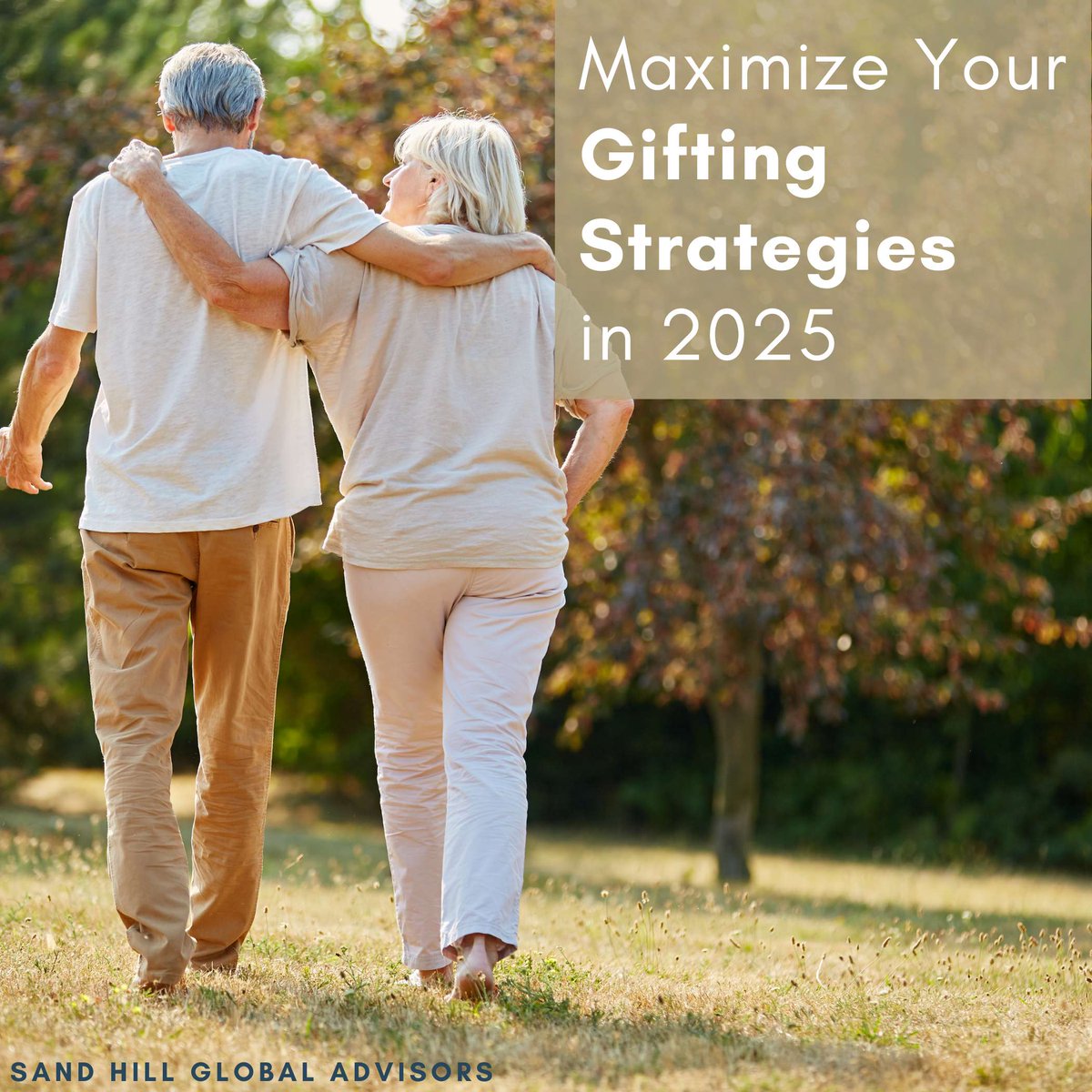 You may be in a position to be more generous with your portfolio.

However, it’s important to understand the tax implications and cash flow impact of gifting during your lifetime.

Learn more: sandhillglobaladvisors.com/blog/2025-gift… 

#EstatePlanning #GiftingStrategies #FinancialPlanning