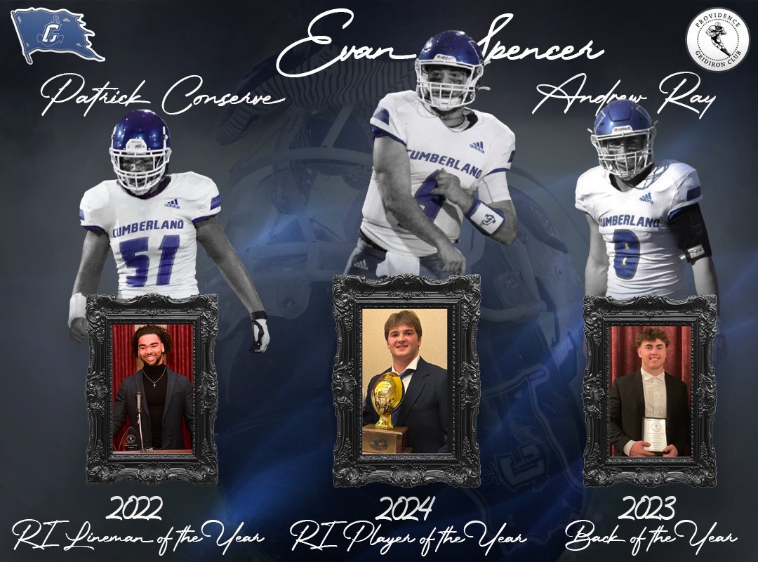 Over the last 3 seasons, the Clippers have made their mark at the Providence Gridiron Club’s annual awards ceremony. Evan Spencer earned the 2024 RI Player of the Year award, Patrick Conserve was the 2022 RI Lineman of the Year, and Andy Ray was the 2023 Division Back of the Year