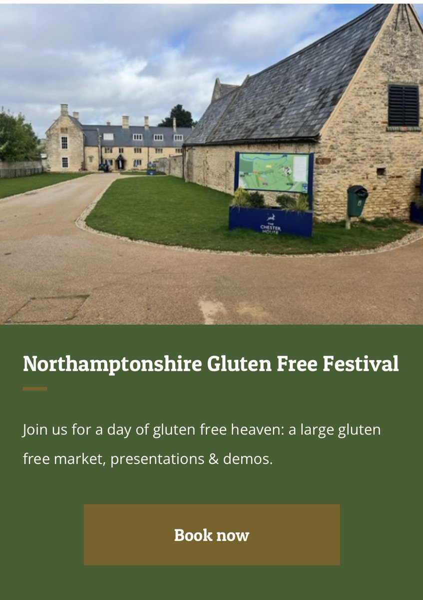 Tickets are now for sale for #northamptonshire #glutenfree festival at #chesterhouseestate Enjoy a gluten free market, presentations, cookery demos, youth picnic &amp; jazz 
ncg.digitickets.co.uk