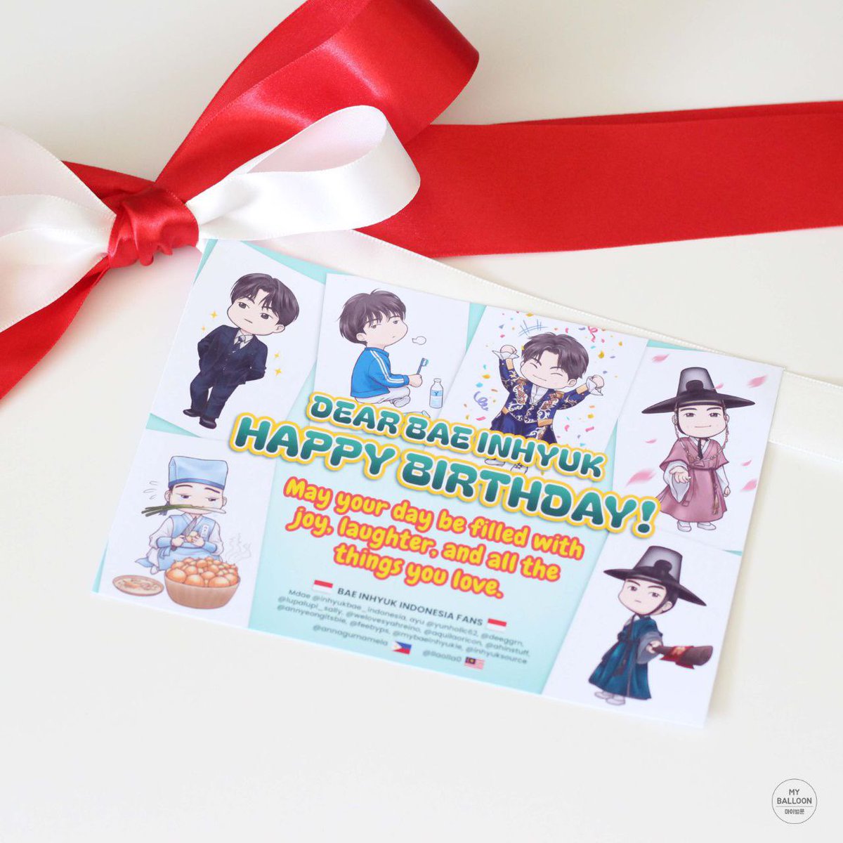 Inhyuk_Jaewook's tweet photo. Thank you to Baebae Indonesia and international fans for participating in our mini project.
🇲🇨🇵🇭🇲🇾 @yunholic62 @annagumamela @annyeongitsbie @llaolla0 @AquilaOricon @Ahinstuff @inhyuksource @MyBaeInhyukie https://t.co/1nPIwYxgG5