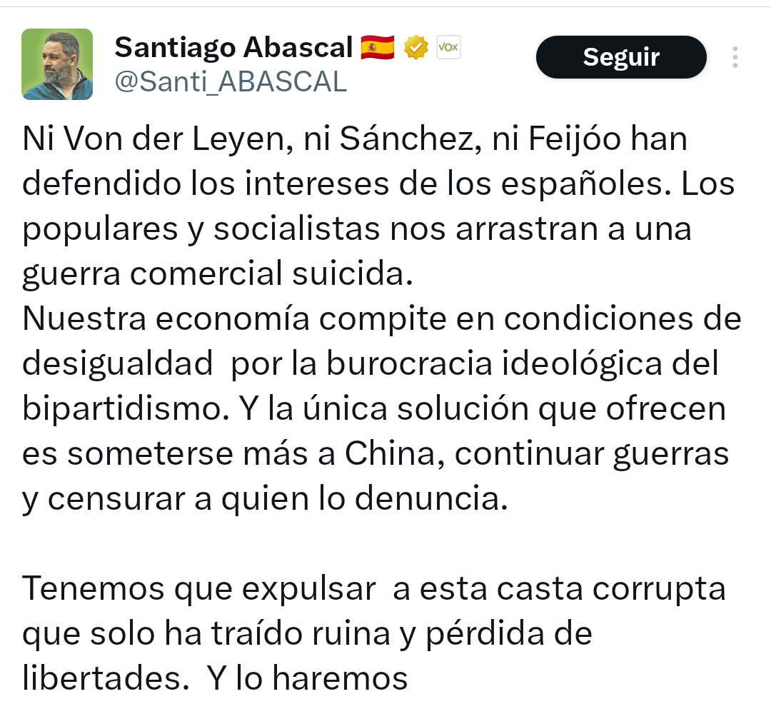 Félix Bolaños tweet media