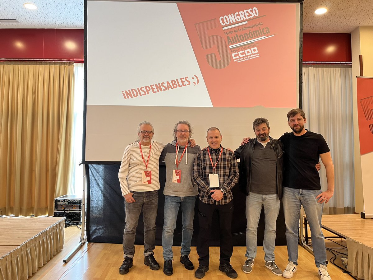 El 5° Congreso del Sector de Administración Autonómica tuvo una buena presencia de miembros de la Coordinadora. Seguimos trabajando