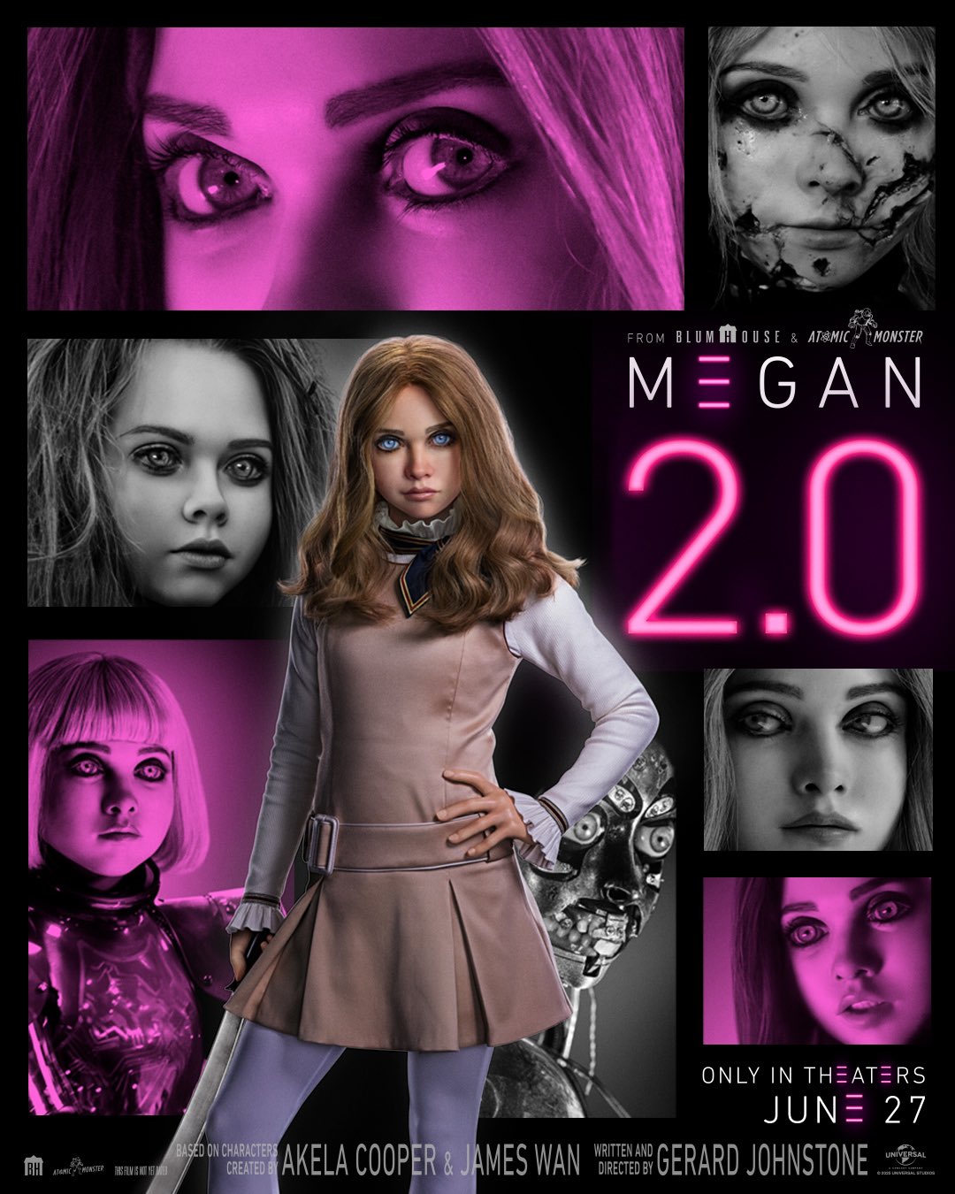 Officiële M3GAN 2.0 trailer & poster door James Wan & Blumhouse Productions