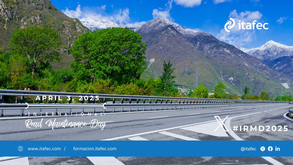 ❌ Broadcast of the International Road Maintenance Day has come to an end. Thank you very much for your participation in #IRMD2025 - #ERMF2025!

Please visit 👉 itafec.com to mark the dates of our next events on your calendar.