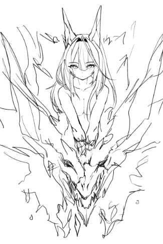 そ～うそうそうそうこう…脱颖而出みたいな感じそうそうそう良い感じに描けてるよ～俺 