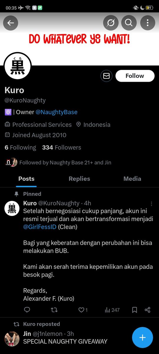 chocobareu's tweet photo. @j1nlemon @NaughtyBase @KuroNaughty all rules done, wml .. https://t.co/D2iNCctV3h